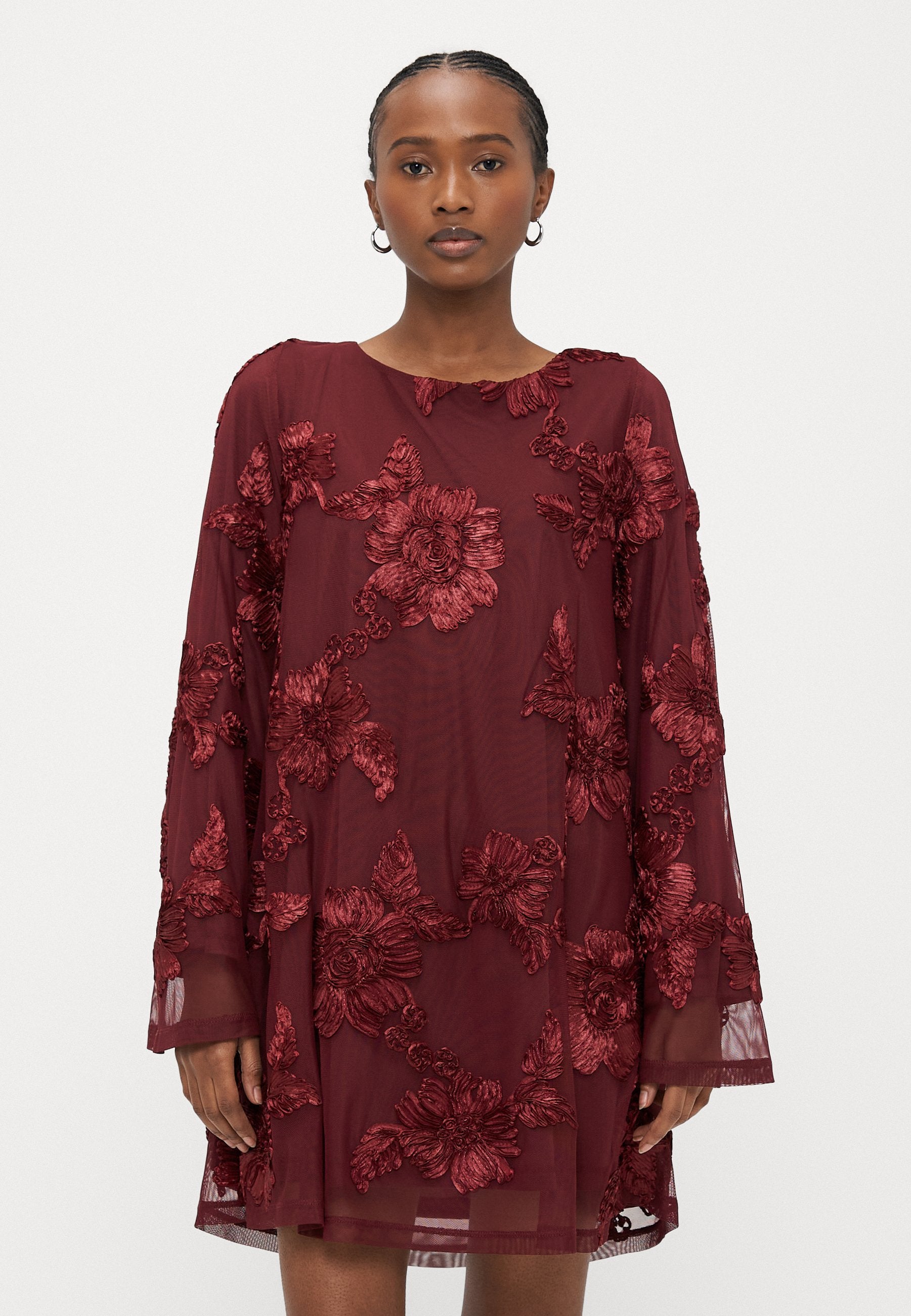 Gina Tricot Petite WIDE FLOWY MINI DRESS