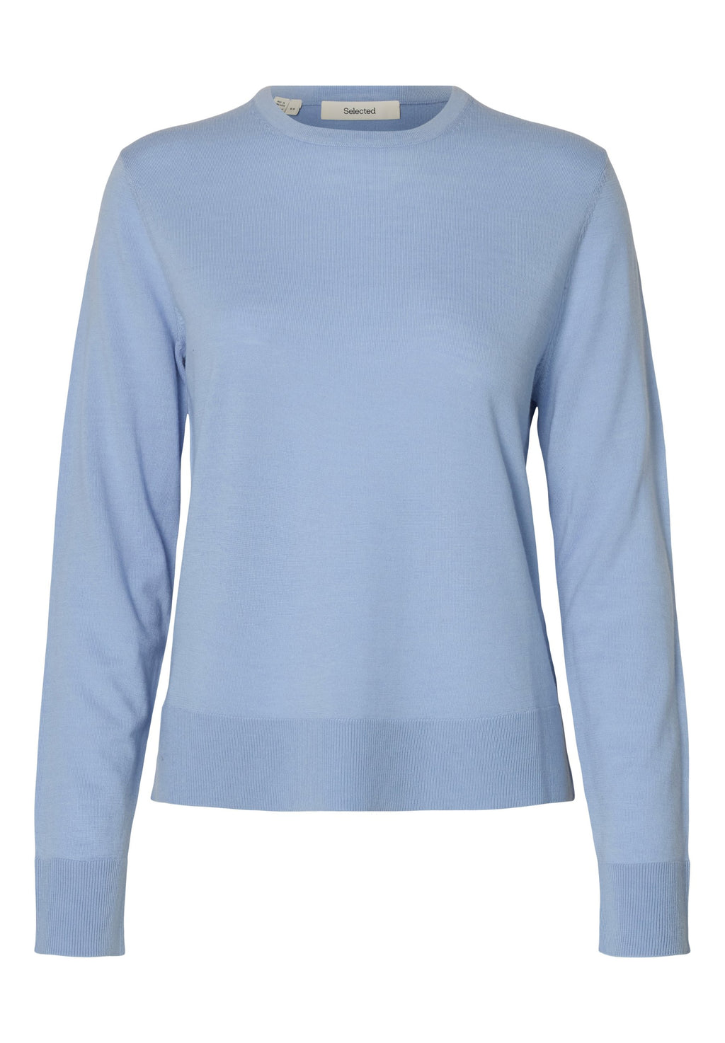 Selected SLFTHEA LS KNIT MERINO O-NECK NOOS