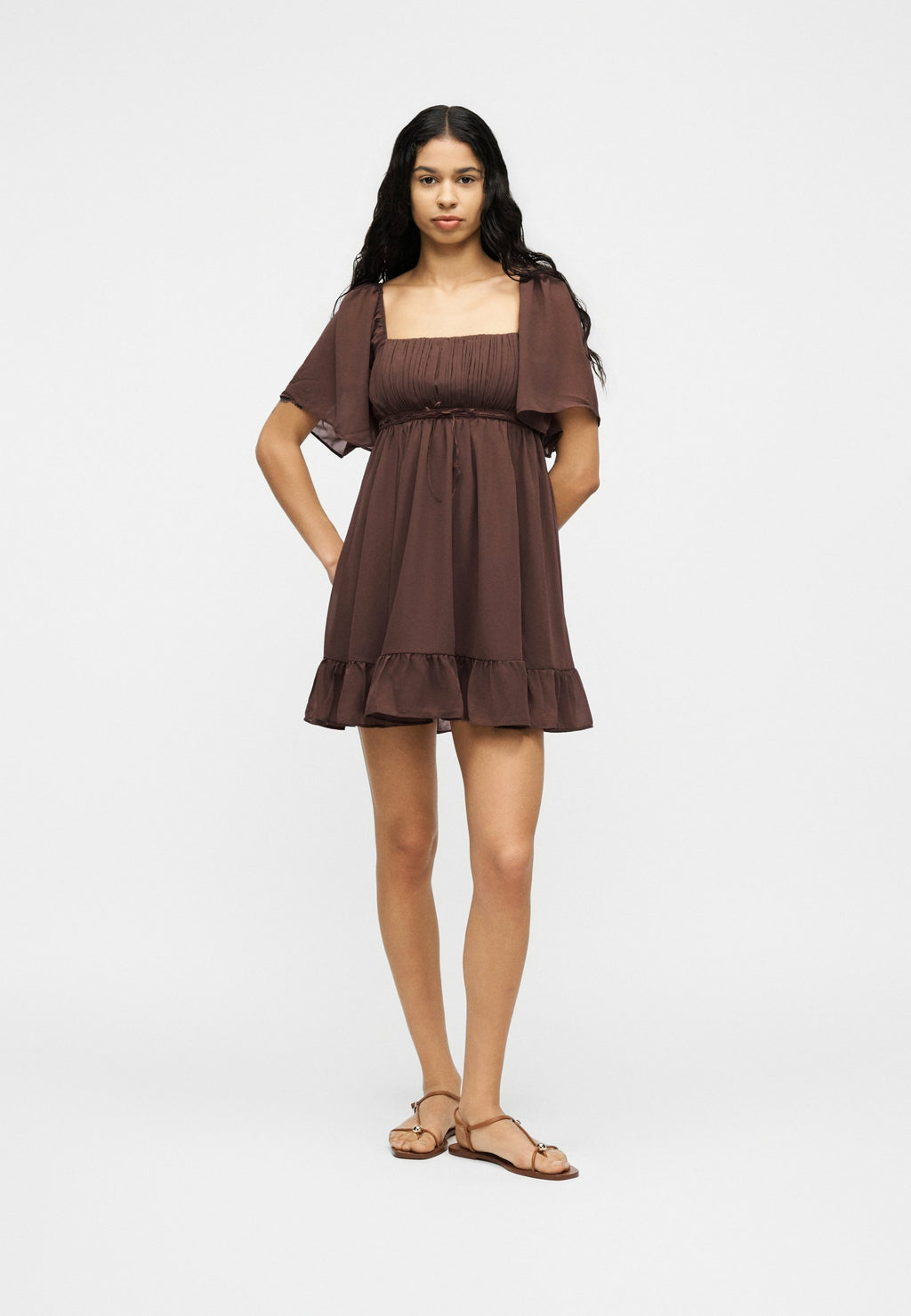 Abercrombie & Fitch CHASE SHEER BABYDOLL MINI