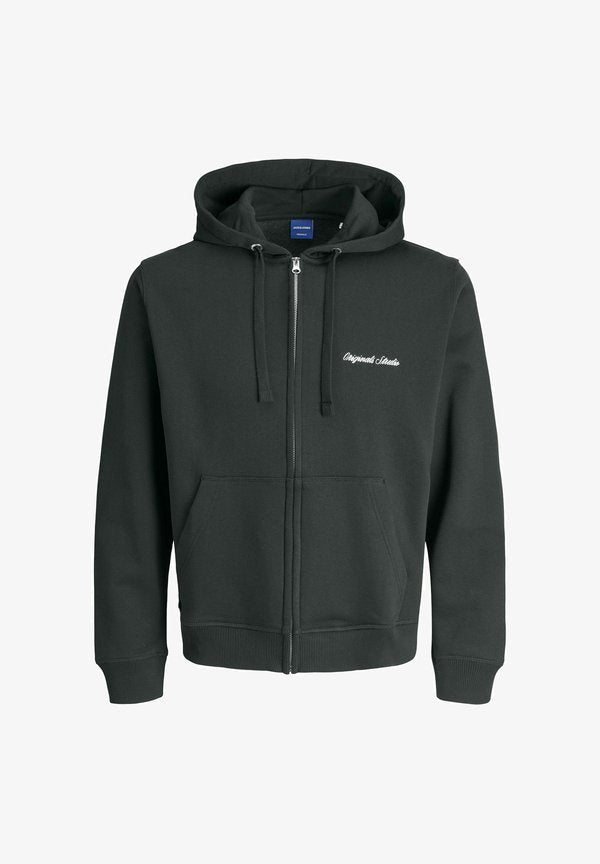 Jack & Jones Zip Zip - Zip-up sweatshirt - forest river