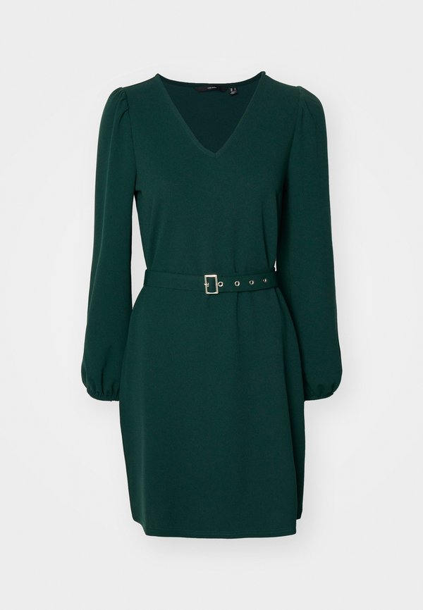 Vero Moda VMALLISON V NECK SHORT DRESS - Jersey dress - scarab