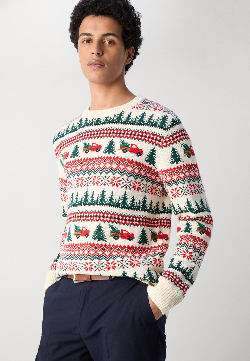 WINTER VILLAGE O NECK SWEATER Media 7