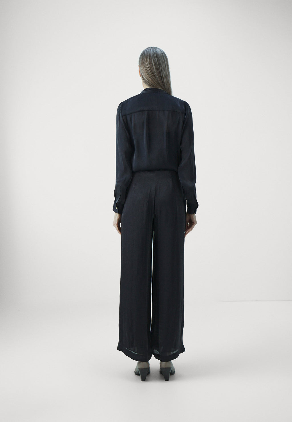 MICHAEL Michael Kors IRIDESCENT WIDE LEG PANTS