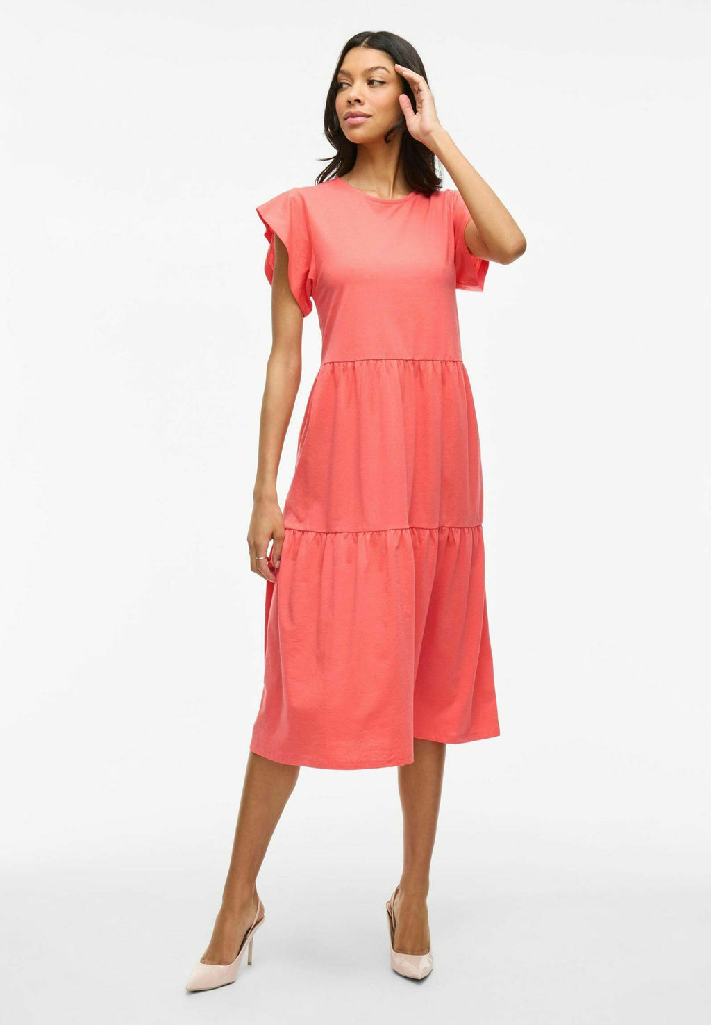 VILA Midi short sleeve