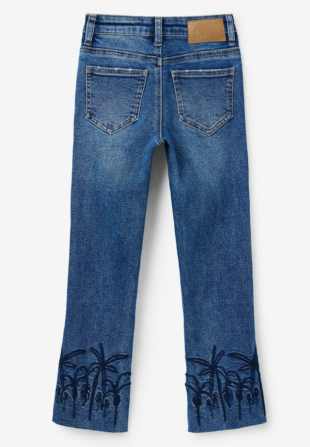 Desigual EMBROIDERED LONG FLARE