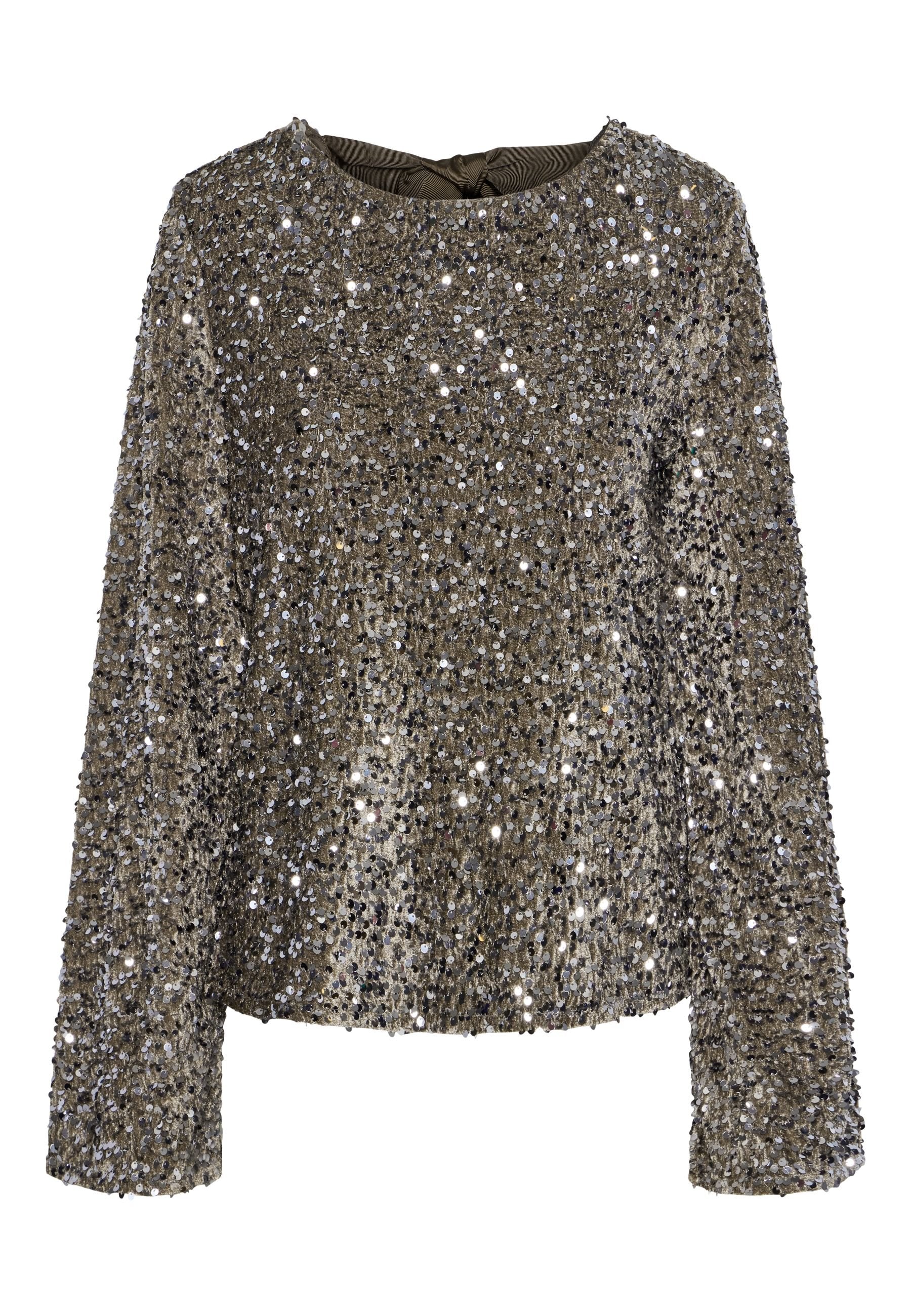 Pieces Long sleeved PCKAM SEQUINS BOW