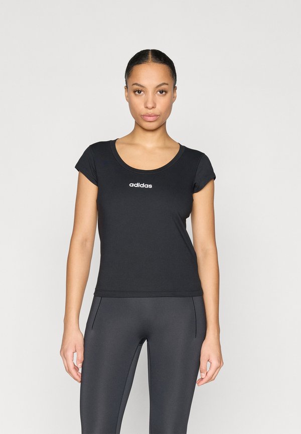 adidas Performance HYPERGLAM BABY - Basic T-shirt - black