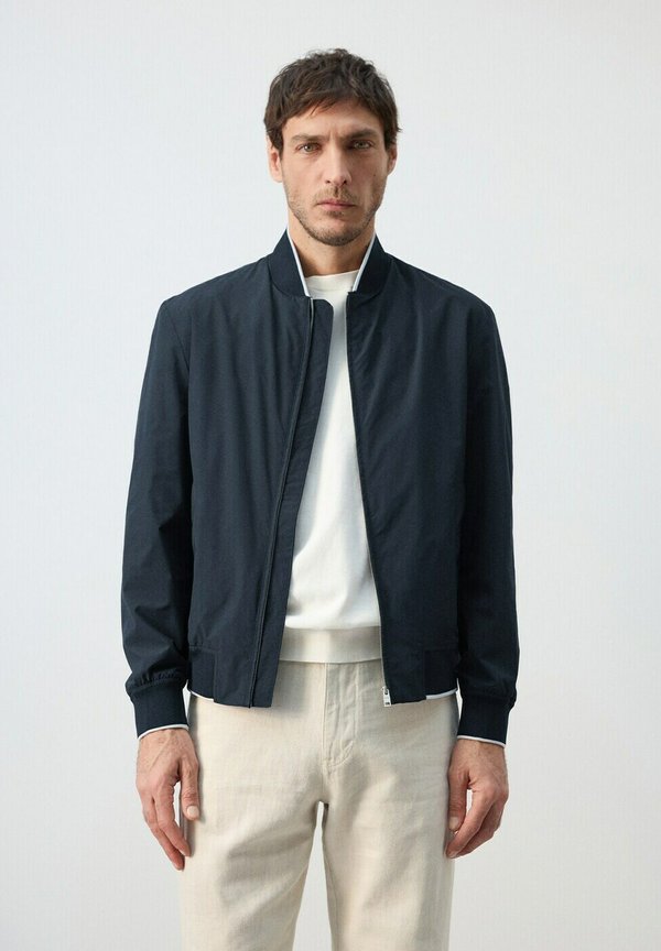 Mango Bomber Jacket - blue