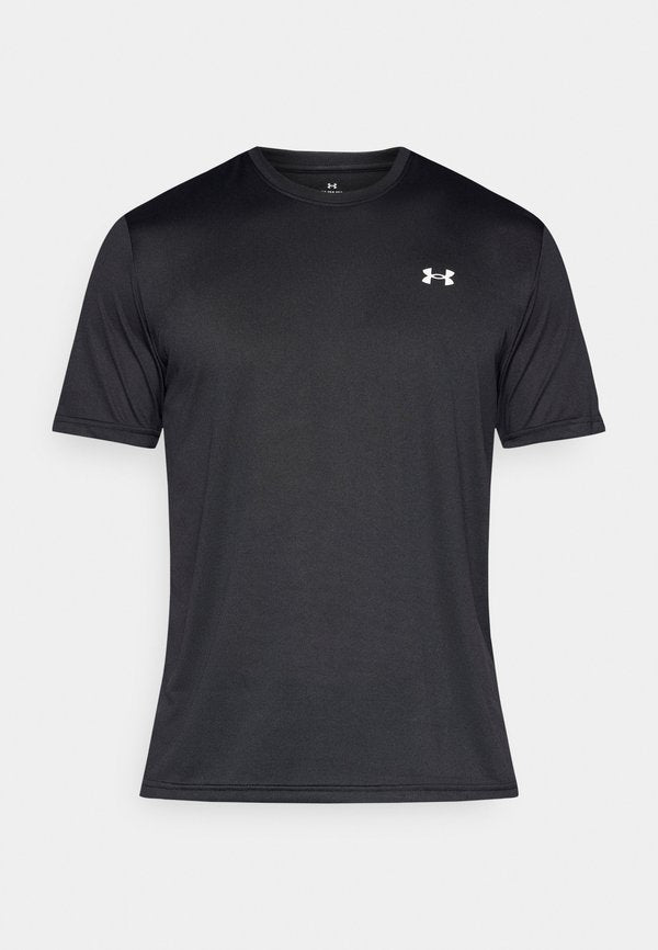 Under Armour TAPING  - Sports T-shirt - black/white