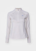 New Balance ATHLETICS GRID 1/2 ZIP - Long sleeved top - beige