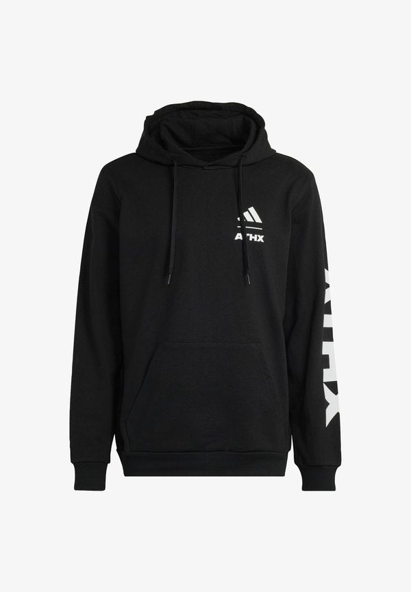 adidas Performance ATHX GRAPHIC HOODIE UNISEX - Hoodie - black