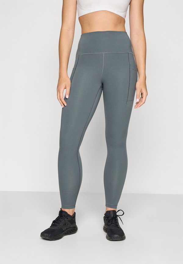 New Balance NB SLEEK POCKET HIGH RISE LEGGING 25" - Leggings - graphite