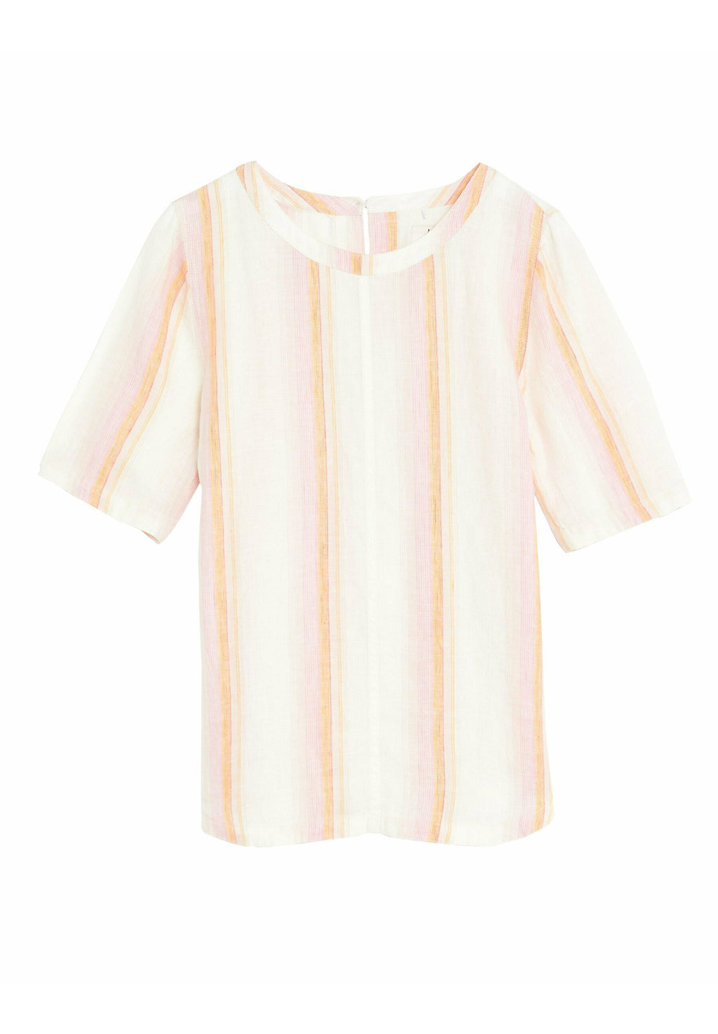 Marks & Spencer STRIPED ROUND NECK