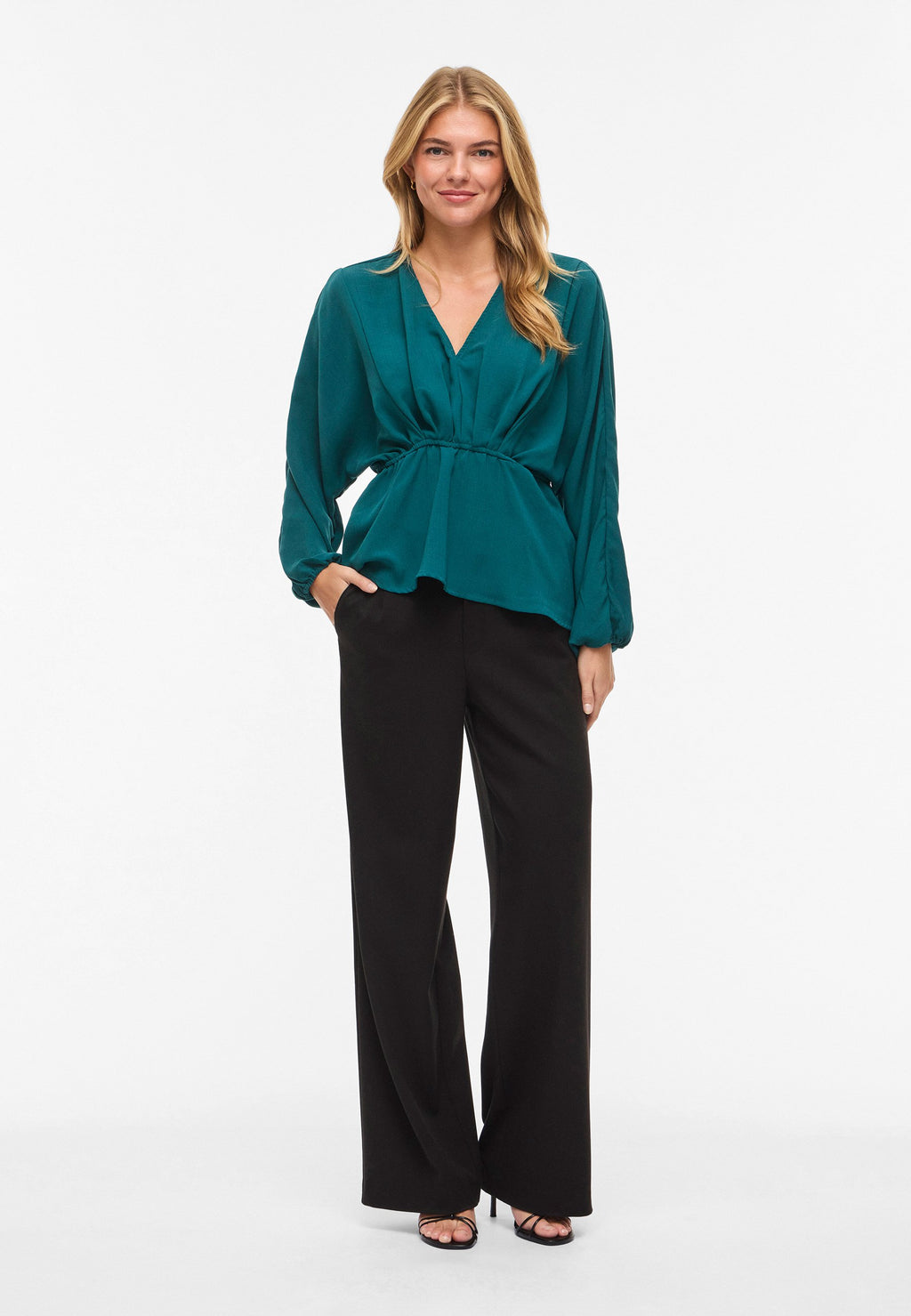 VILA Long Sleeved VISELIA V-neck