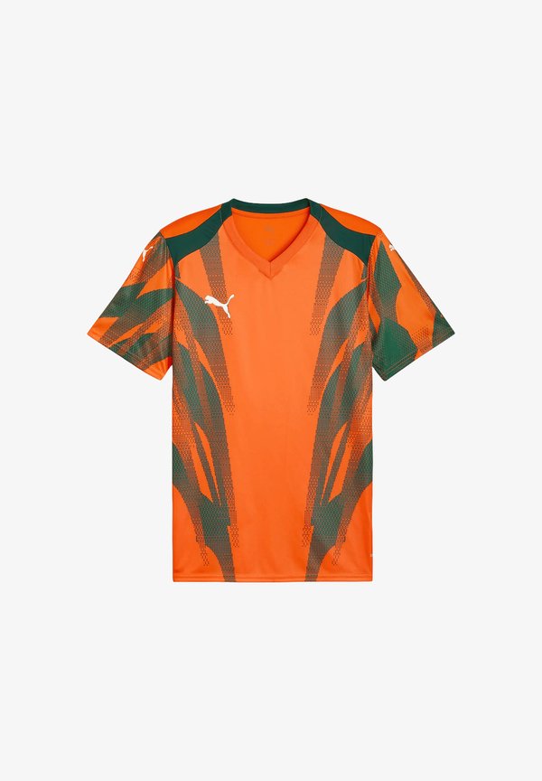 Puma PUMA TEAMFINAL GRAPHIC TRIKOT FUSSBALL - TEAMSPORT TEXTIL - TRIKOTS - Sports T-shirt - orangeweiss