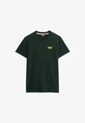 Superdry & Co Basic T-shirt - forest green fluro yellow