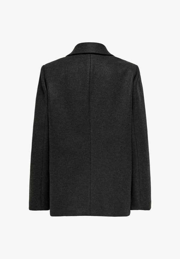 ONLY ONLMAIKA - Blazer - dark grey melange