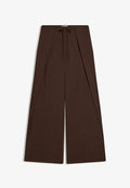 Bershka TROUSERS - Trousers - dark brown