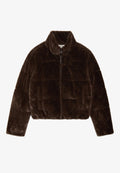 UNISEX OVERSIZED FIT FAUX FUR JACKET Media 1