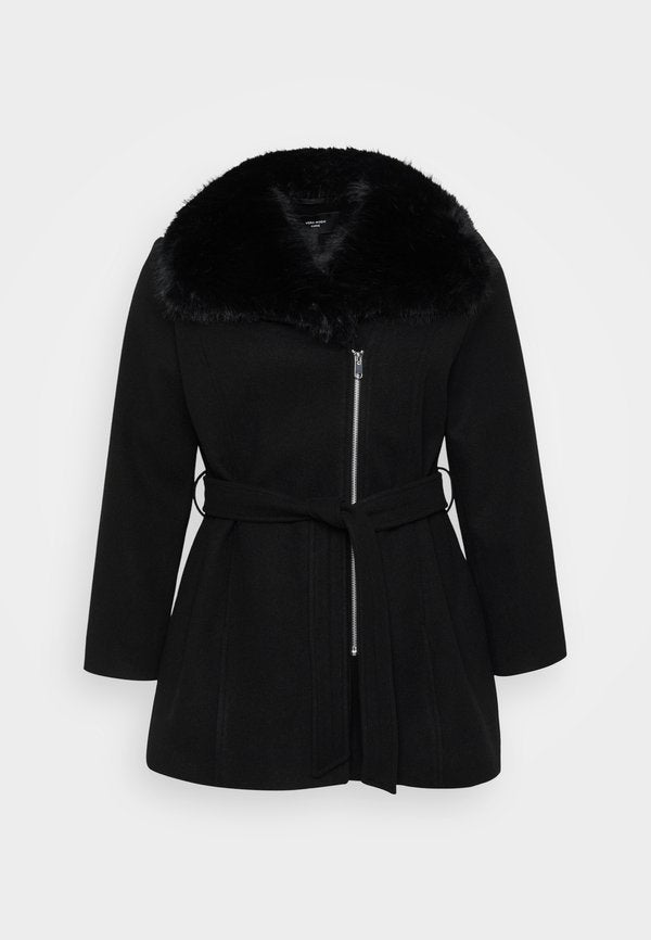 Vero Moda Curve VMCAUTUMNBETTY COAT - Short coat - black