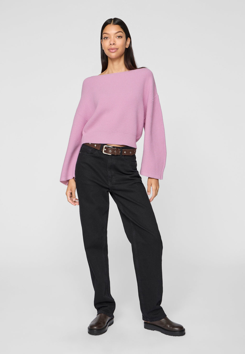 VILA Knitted Boatneck