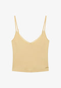 Superdry & Co ATHLETIC ESSENTIALS V NECK - Top - yellow haze