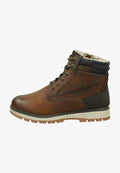 TOM TAILOR Lace-up ankle boots - nuts