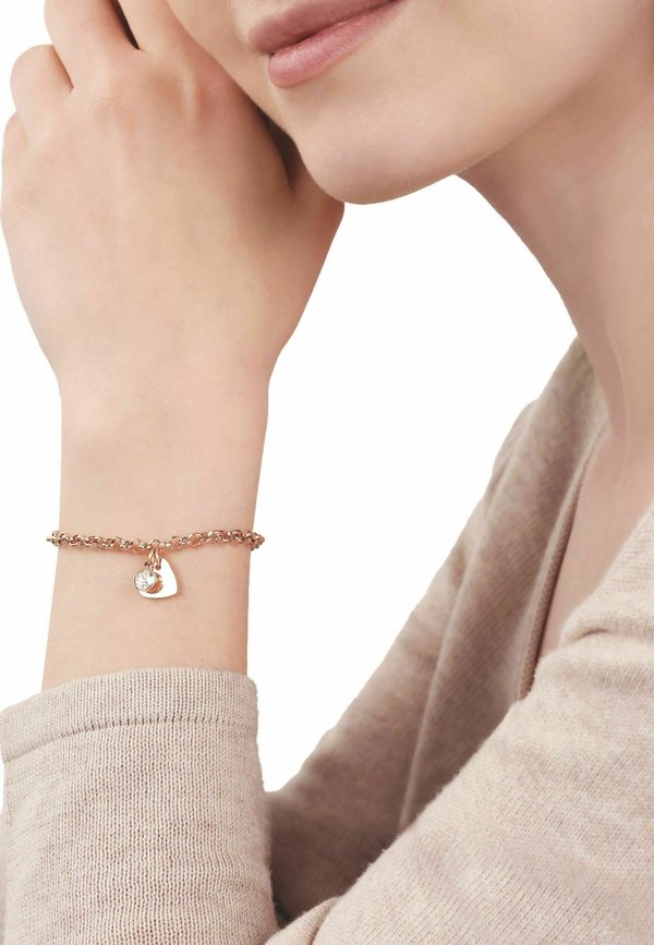 TOM TAILOR HERZ - Bracelet - rose gold-coloured