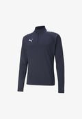 Puma TEAMLIGA ZIP - Long sleeved top - peacoat/white