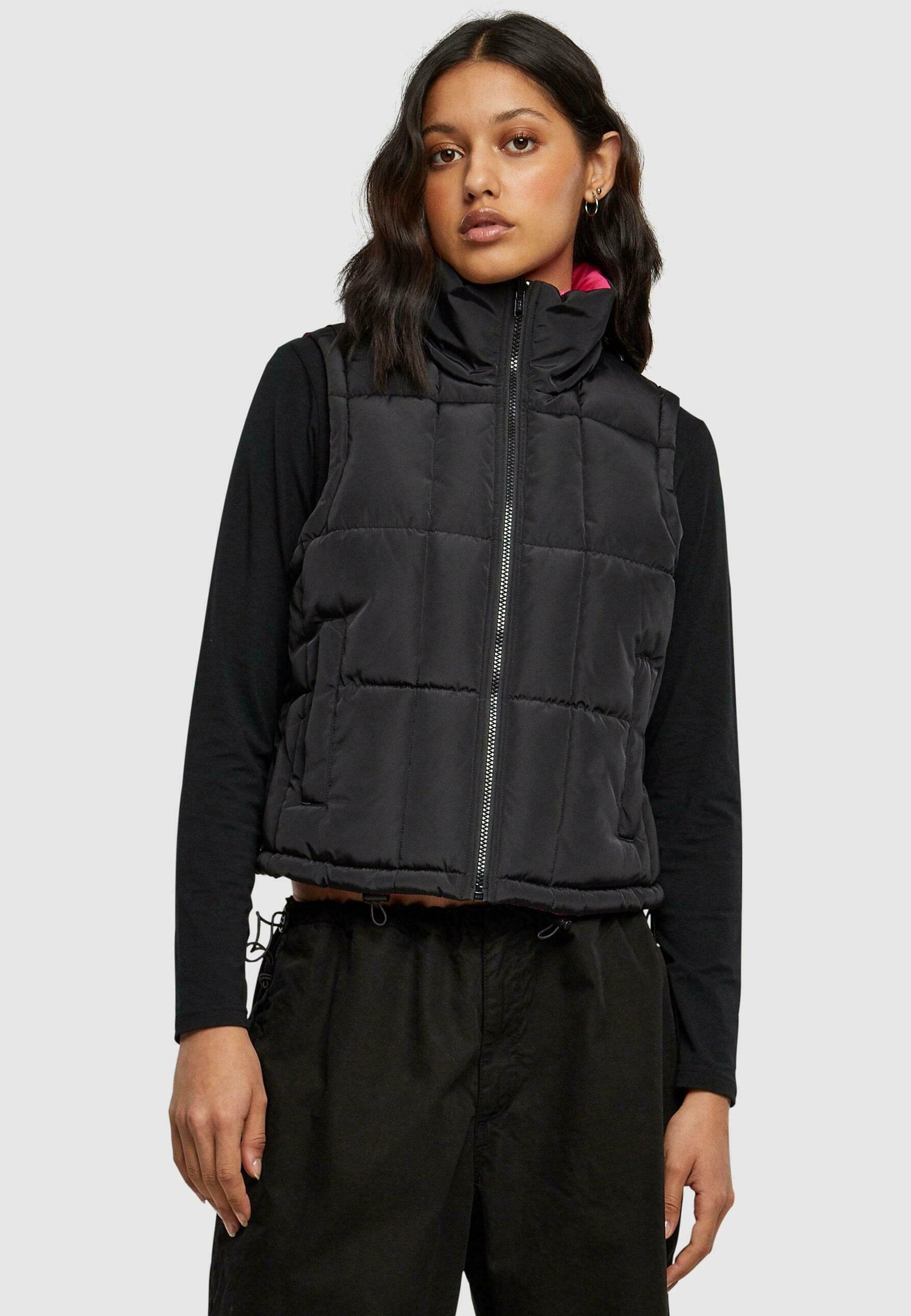 Urban Classics  REVERSIBLE CROPPED PUFFER