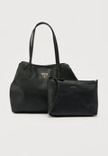 Guess VICTTORIA MEDIUM TOTE - Handbag - black