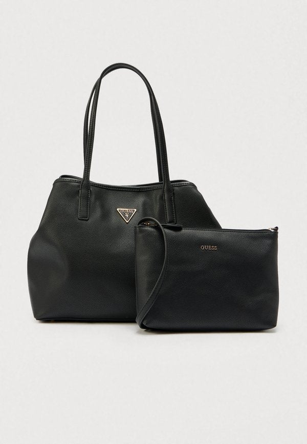 Guess VICTTORIA MEDIUM TOTE - Handbag - black