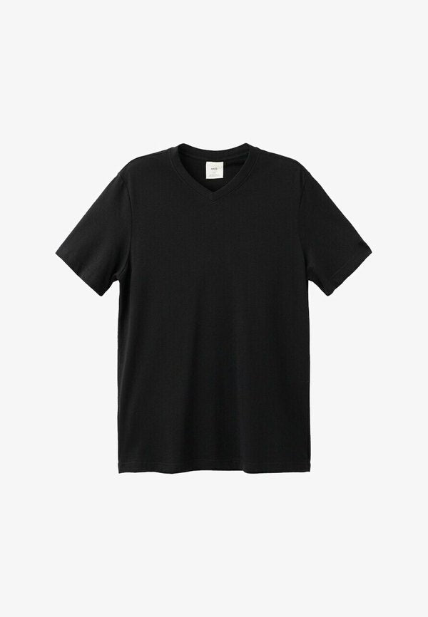 Mango Basic T-shirt - schwarz