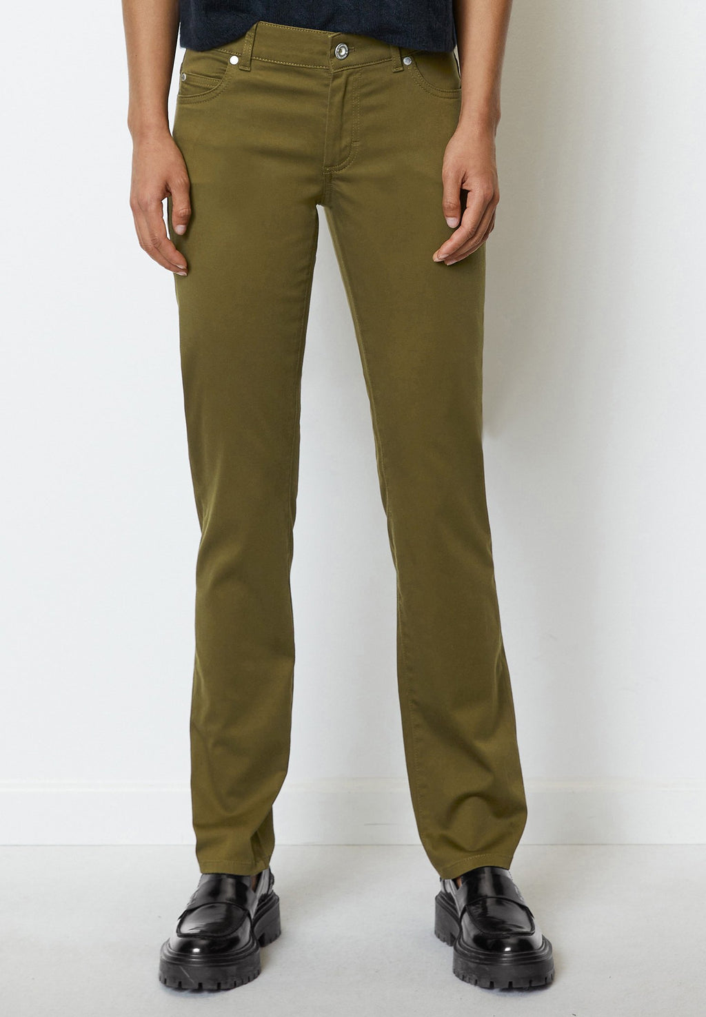 Marc O'Polo MODELL ALBY STRAIGHT AUS SMOOTH SATEEN STRETCH