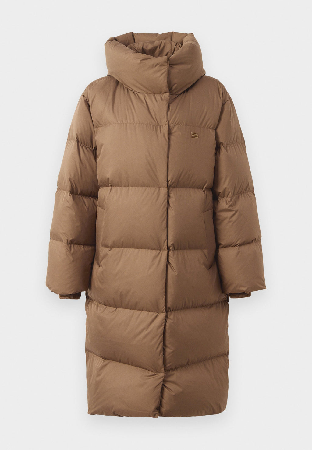 WATER REPELLENT DOWN LONGLINE WRAP COAT Media 1