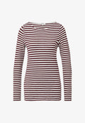s.Oliver LÄSSIGES MIT U-BOOT-AUSSCHNITT - Long sleeved top - bordeaux