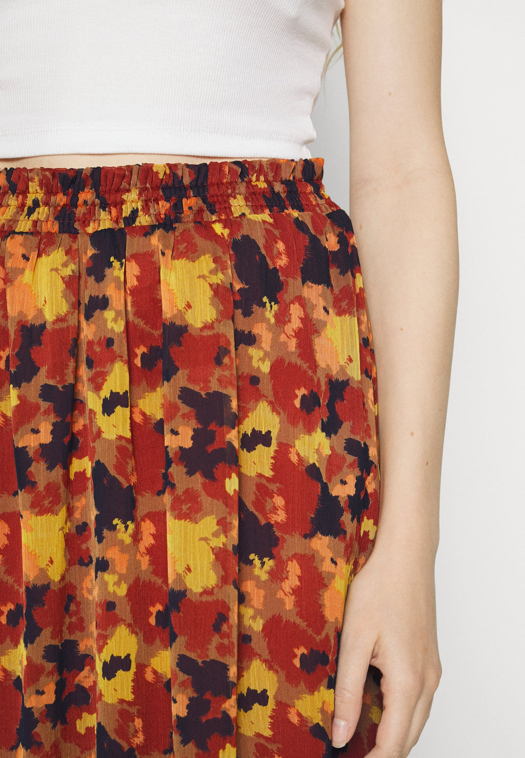 VILA VIFALIA MIDI SKIRT