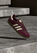 adidas Originals SAMBA OG - Trainers - maroon/cream white/gold-coloured metallic