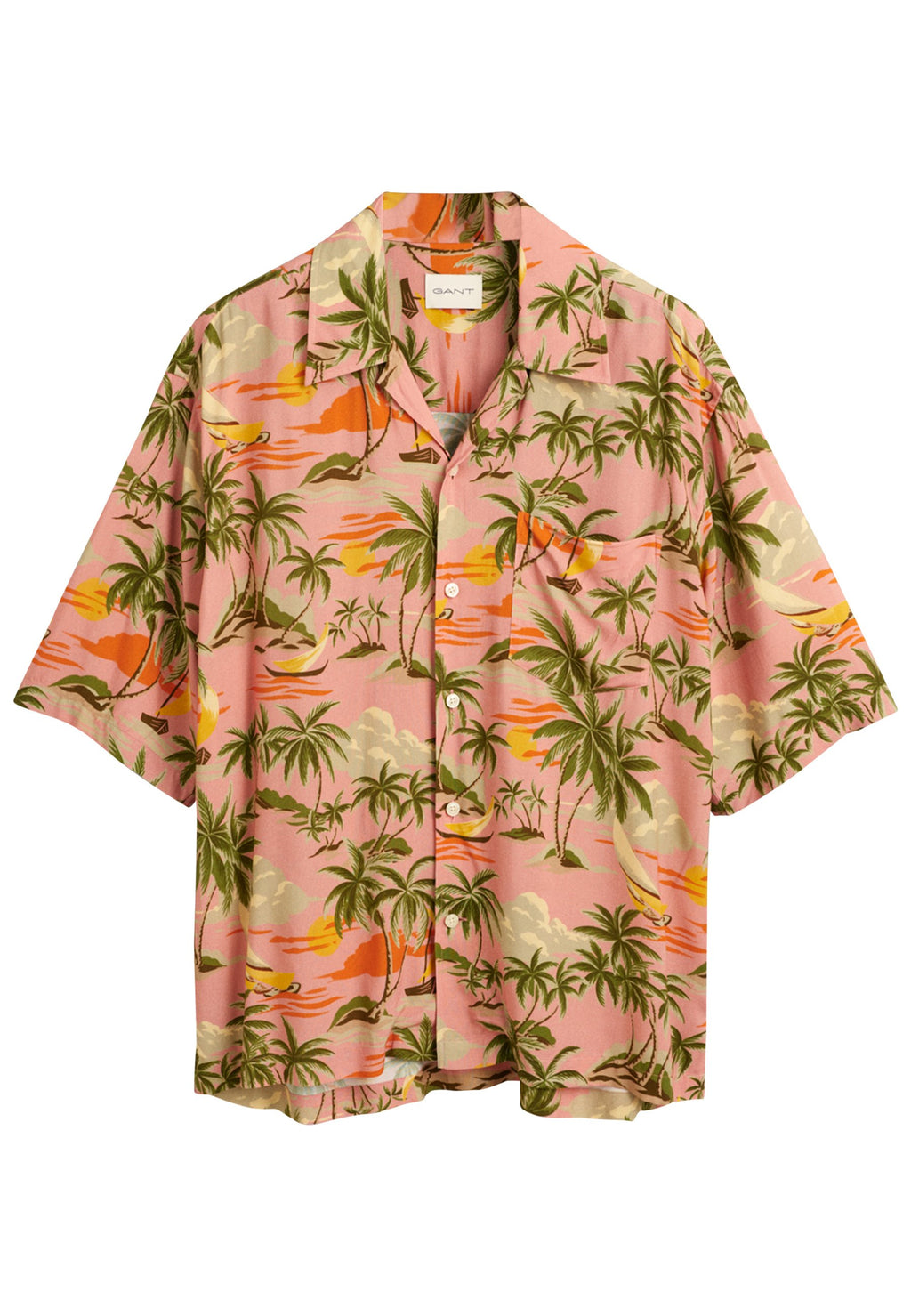 GANT RELAXED FIT HAWAIIAN SHORT SLEEVE