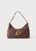 Guess CAMDEN SHOULDER BAG - Handbag - espresso