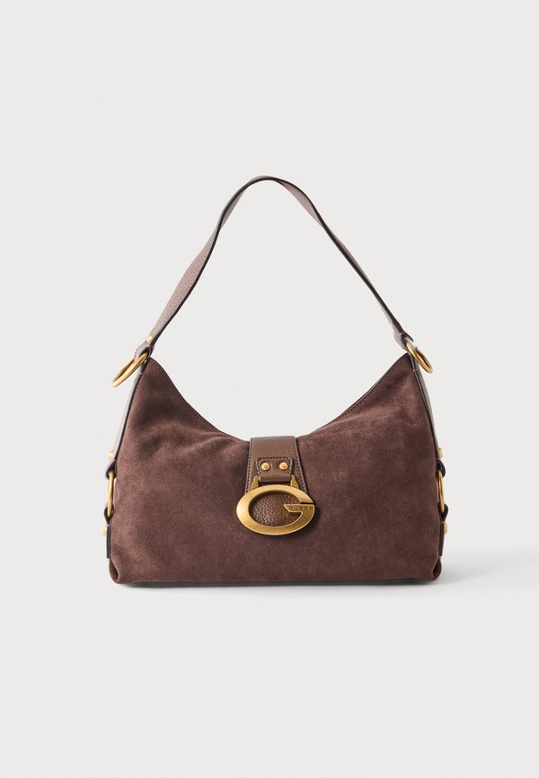 Guess CAMDEN SHOULDER BAG - Handbag - espresso