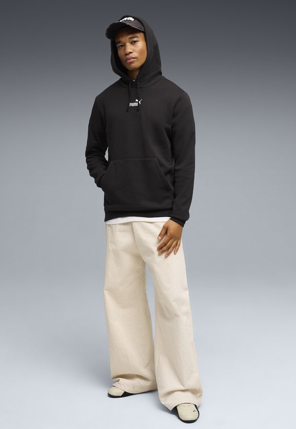 Puma ESSENTIALS NO.1 LOGO FLEECE HOODIE - Hoodie - black