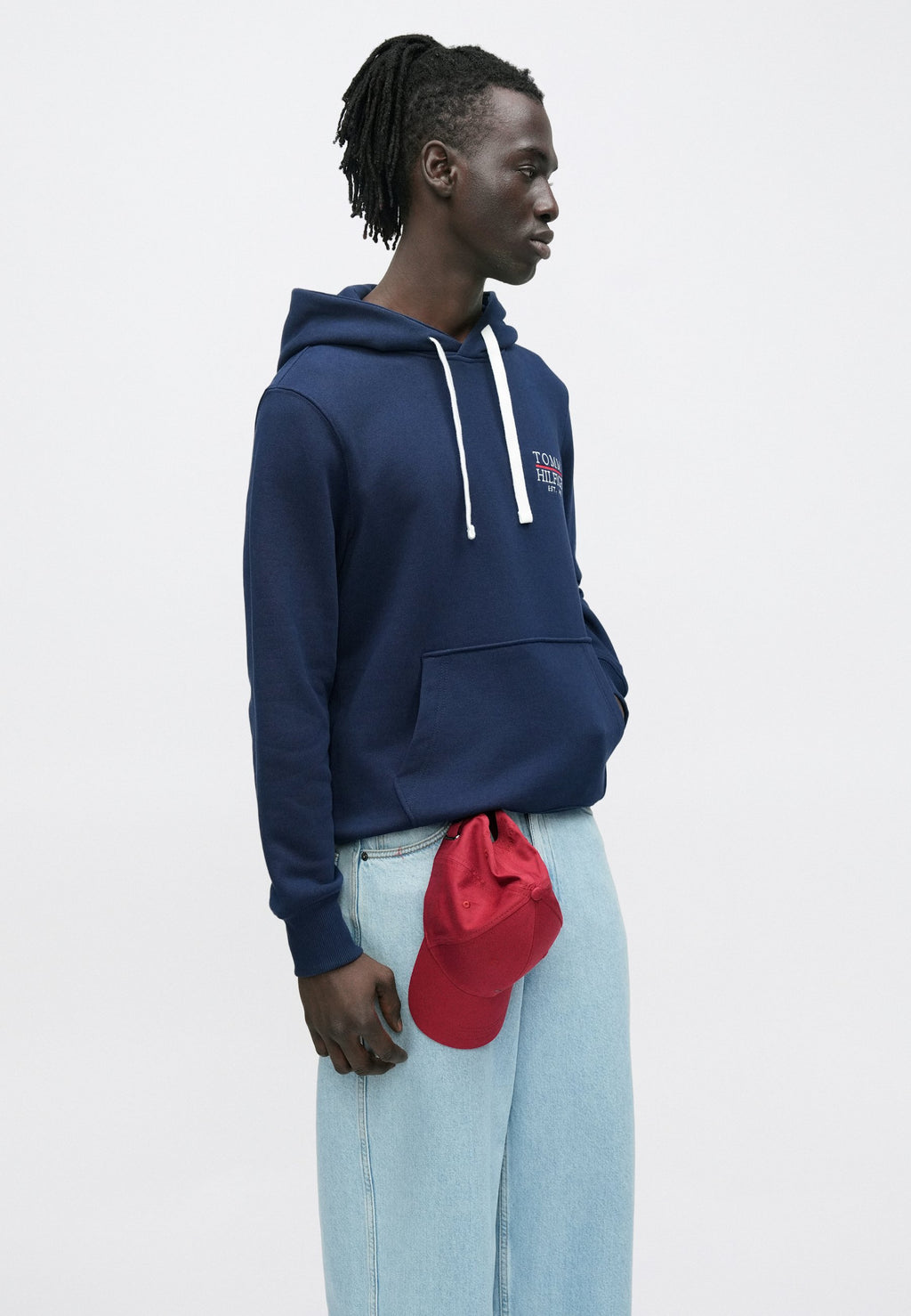 HERITAGE LOGO EMBROIDERY DRAWSTRING HOODY Media 5