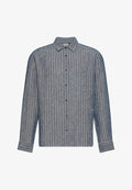 Calvin Klein PINSTRIPE  - Shirt - navy stone