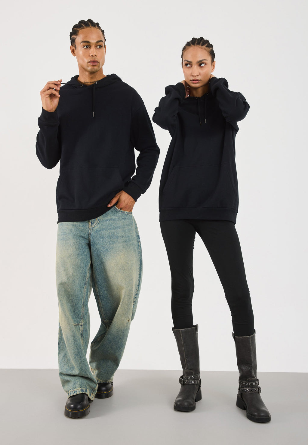 YOURTURN UNISEX 2 PACK RELAXED FIT HOODIE