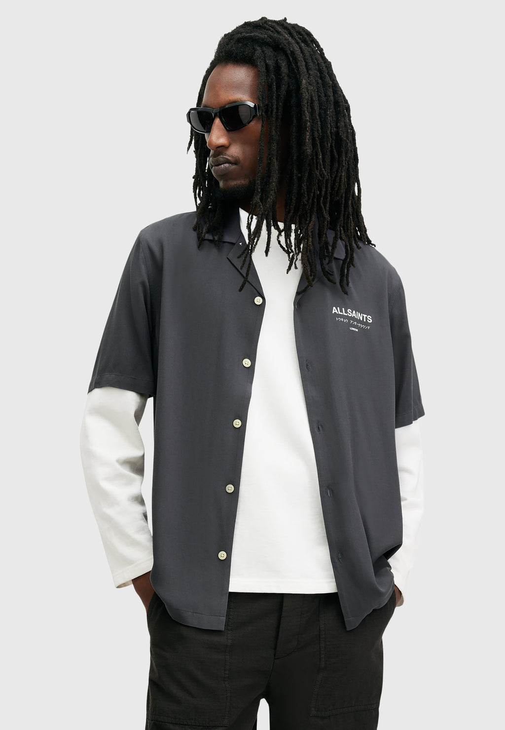 AllSaints UNDERGROUND SHORT SLEEVE SHIRT