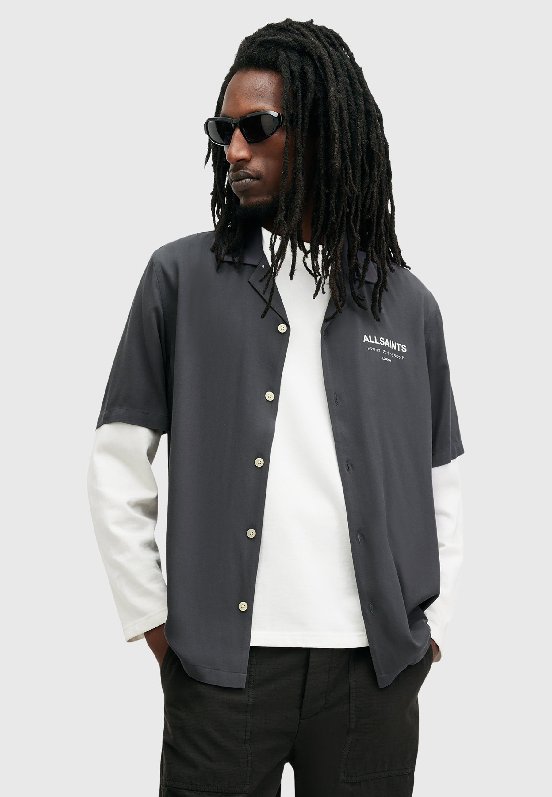 AllSaints UNDERGROUND SHORT SLEEVE SHIRT