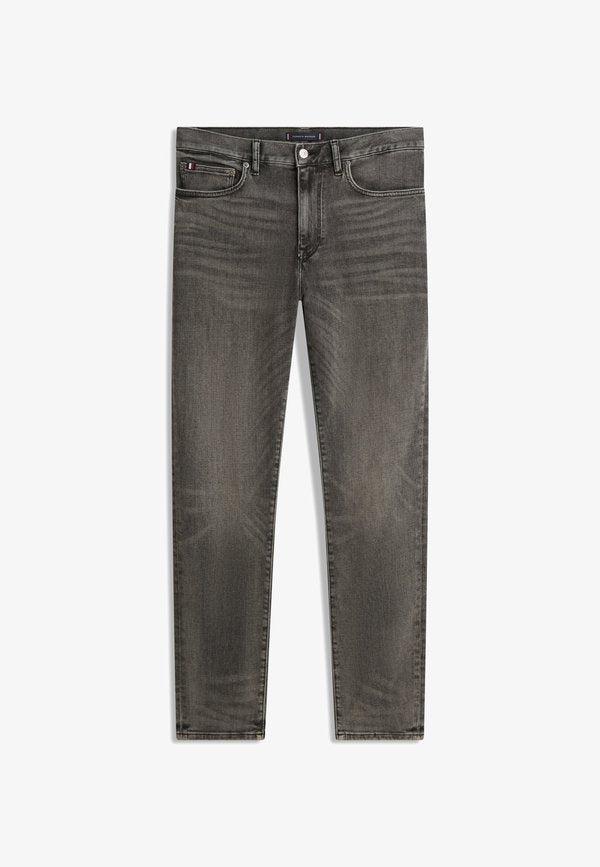 Tommy Hilfiger BLEECKER WHISKERED SLIM JEANS - Straight leg jeans - leo grey