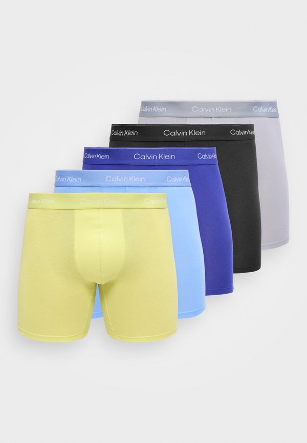 Calvin Klein Underwear ICON 5 PACK - Boxer briefs - black/blue descent/green
