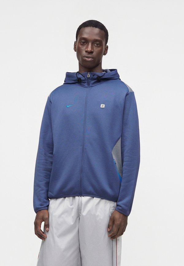 Nike Sportswear HOODIE SHOX - Zip-up sweatshirt - slate/stealth/photo blue